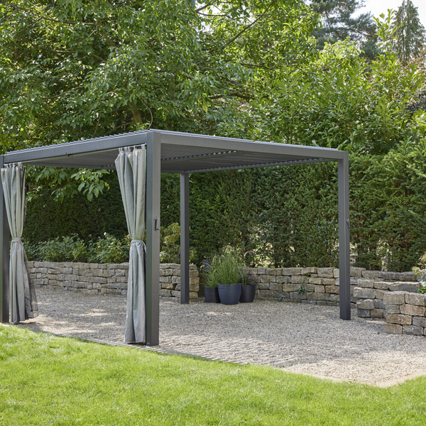 Vorhang silber, 300cm, Insektenschutz in schwarz