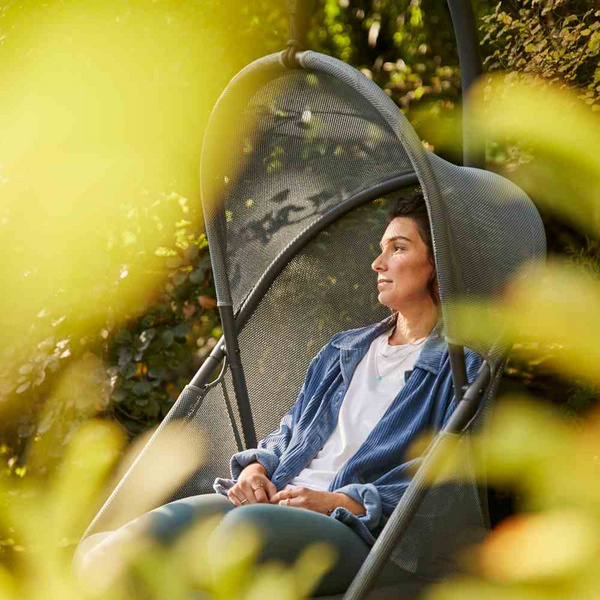 YOBAYA Hängesessel Calm Blue Stahl