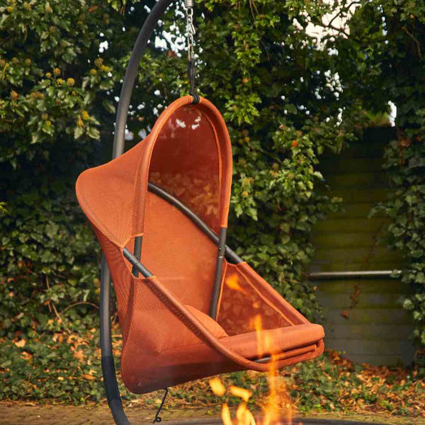 YOBAYA Hängesessel Relaxed Red Stahl