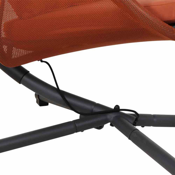 YOBAYA Hängesessel Relaxed Red Stahl