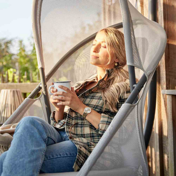 YOBAYA Hängesessel Easy Grey Stahl