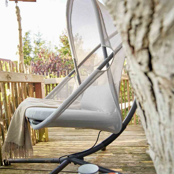 YOBAYA Hängesessel Easy Grey Stahl