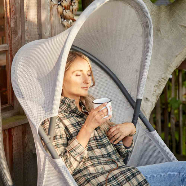 YOBAYA Hängesessel Easy Grey Stahl