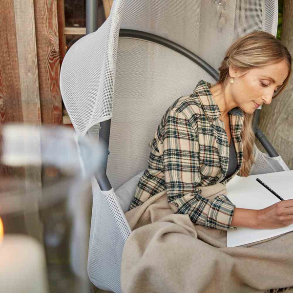 YOBAYA Hängesessel Easy Grey Stahl