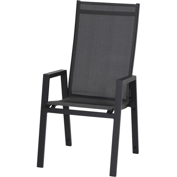 Savona High Back, m-anth Alu, TextilBez. sil-sw