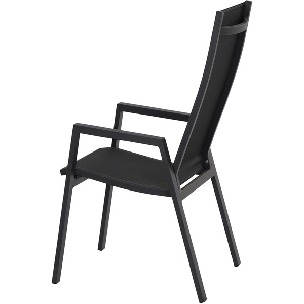 Savona High Back, m-anth Alu, TextilBez. sil-sw