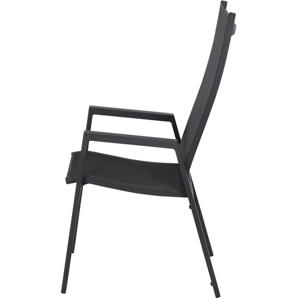 Savona High Back, m-anth Alu, TextilBez. sil-sw