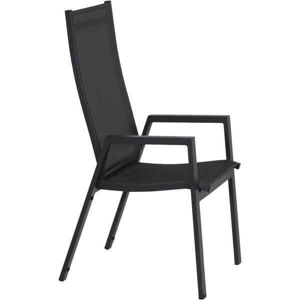 Savona High Back, m-anth Alu, TextilBez. sil-sw