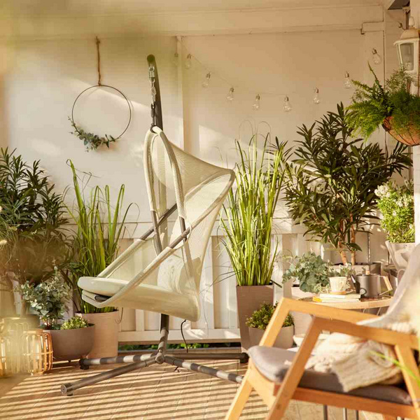 YOBAYA Hängesessel Light Green Stahl