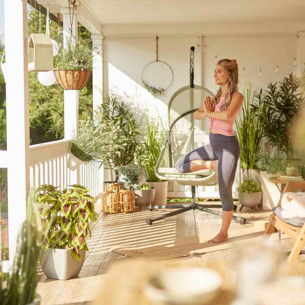 YOBAYA Hängesessel Light Green Stahl