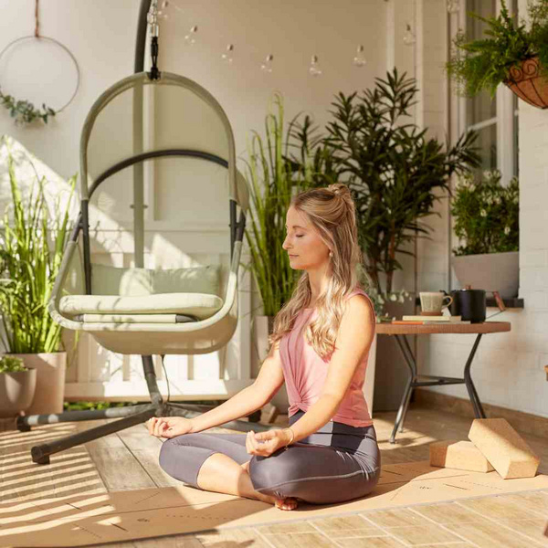 YOBAYA Hängesessel Light Green Stahl