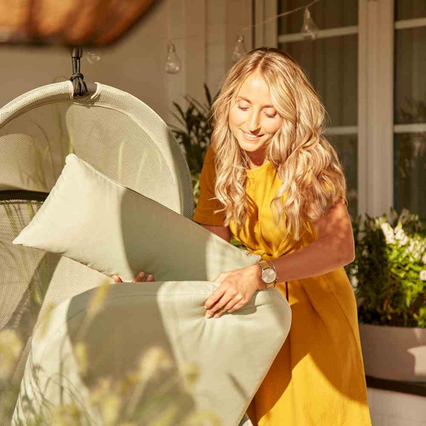 YOBAYA Hängesessel Light Green Stahl