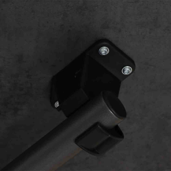 Sola Klapptisch 65x65cm, anthrazit Gest. Stahl, Tischpl. HPL dark stone