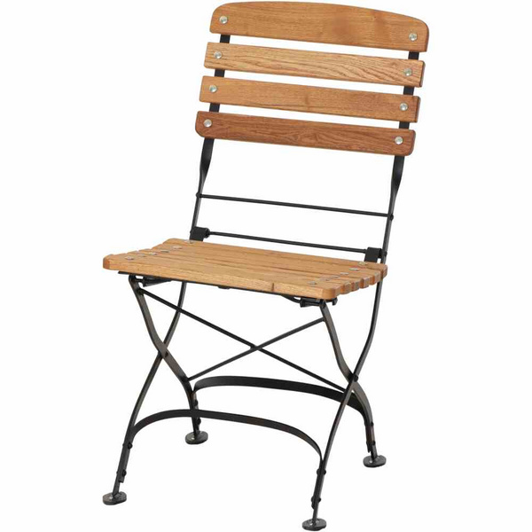 Peru III Klappstuhl Gest. schwarz/Robinie