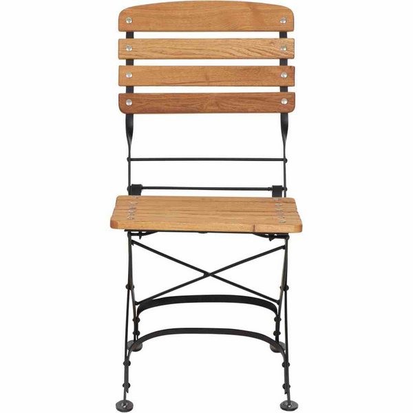 Peru III Klappstuhl Gest. schwarz/Robinie