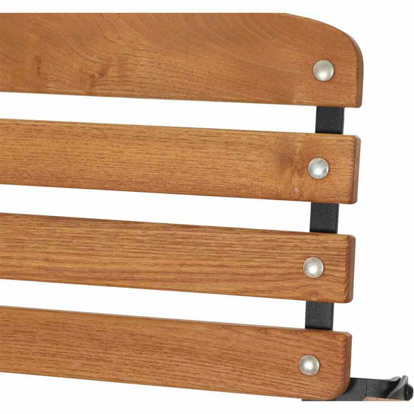 Peru III Klappsessel Gest. schwarz/Robinie