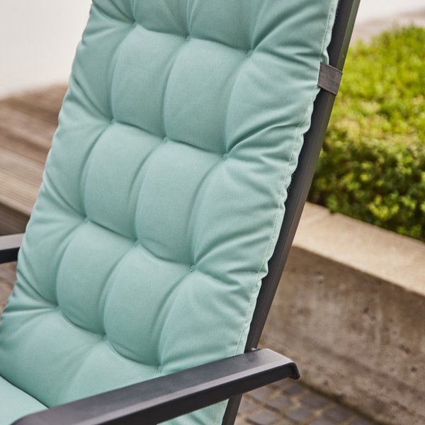 ATRIA Sesselauflage 123cm Einfarbiges Design in Wasabi-Farbe, 100% recyc. Polyester