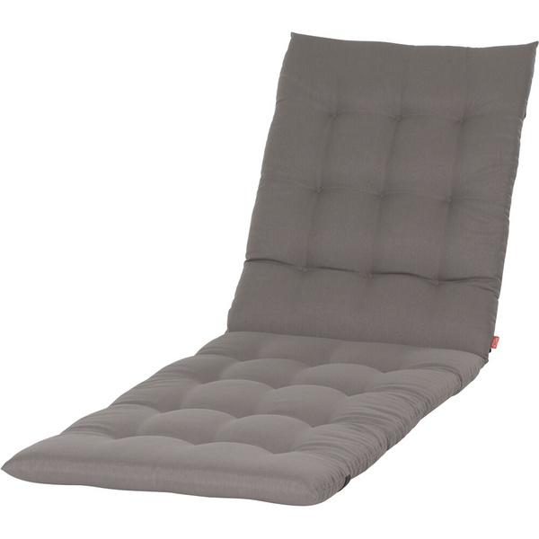 ATRIA Liegenauflage 200cm Einfarbiges Taupe-Design, 100% recycelter Polyester
