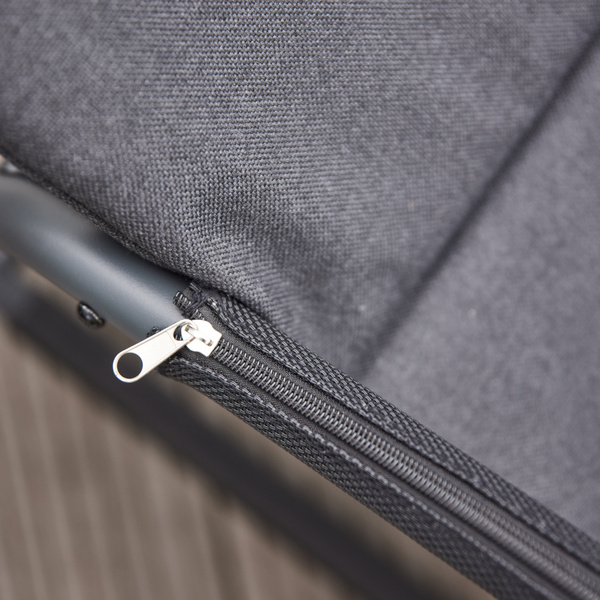 Aliano, Black Schaukelliege mit Kissen