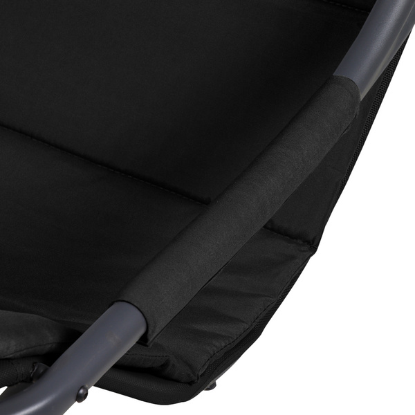 LAGOMA Hängesessel, Black inklusive Kissen