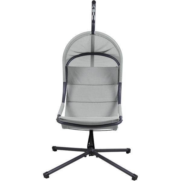 LAGOMA Hängesessel, Grey inklusive Kissen