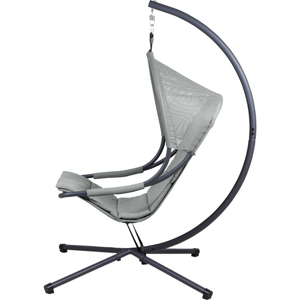 LAGOMA Hängesessel, Grey inklusive Kissen