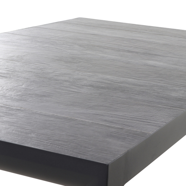 Ancona Tisch 160,5x90cm Alu, matt anthraz., Keramikleisten