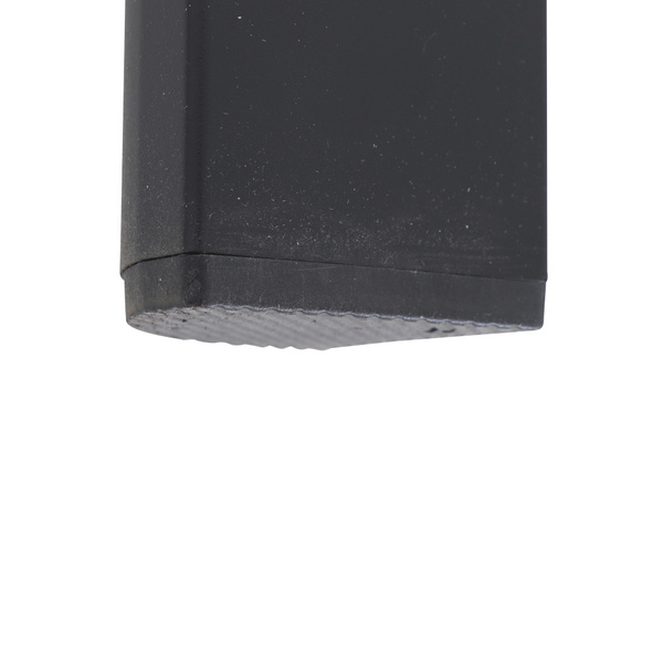 Ancona Tisch 160,5x90cm Alu, matt anthraz., Keramikleisten