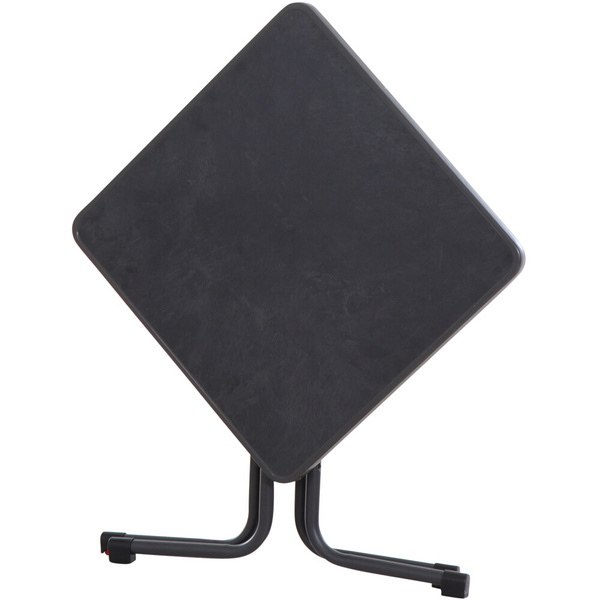 Paco Klapptisch 70x70 matt anthrazit Stahl/Melamin