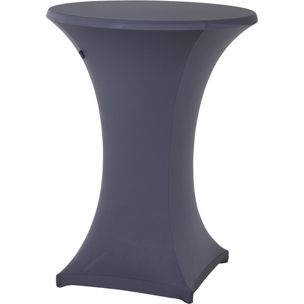 Stehtisch-Husse anthrazit Design anthrazit, 92% Polyester/8% Elasthan