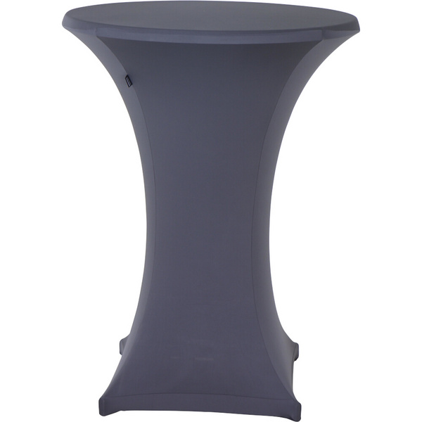 Stehtisch-Husse anthrazit Design anthrazit, 92% Polyester/8% Elasthan