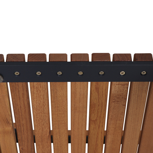 Bozen Stapelsessel Alu graphit, Robinie