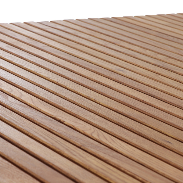 Bozen Tisch 220x100cm Alu anthrazit, Robinie