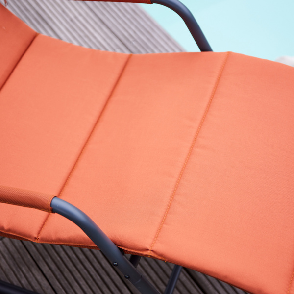 Aliano, Red Schaukelliege mit Kissen