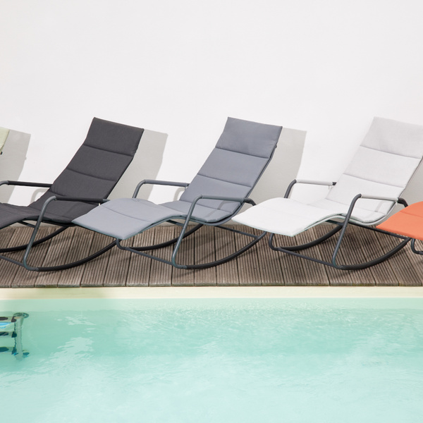 Aliano, Green Schaukelliege mit Kissen