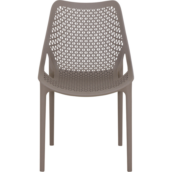 DISTRICT Stapelsessel taupe Gest. Polypropylen/Glasfaser