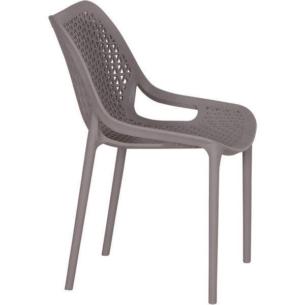 DISTRICT Stapelsessel taupe Gest. Polypropylen/Glasfaser