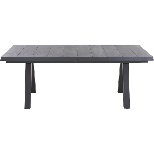 TIRANA Ausziehtisch 200/260cm anthrazit/wood-grey