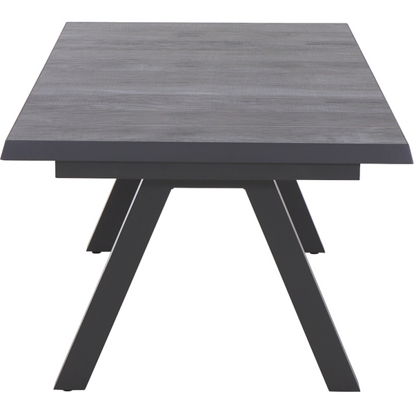 TIRANA Ausziehtisch 200/260cm anthrazit/wood-grey