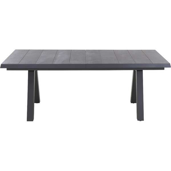 TIRANA Ausziehtisch 200/260cm anthrazit/wood-grey