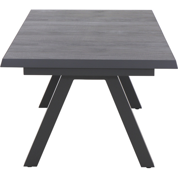 TIRANA Ausziehtisch 200/260cm anthrazit/wood-grey