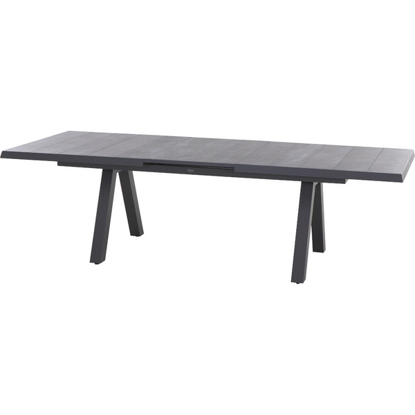 TIRANA Ausziehtisch 200/260cm anthrazit/wood-grey