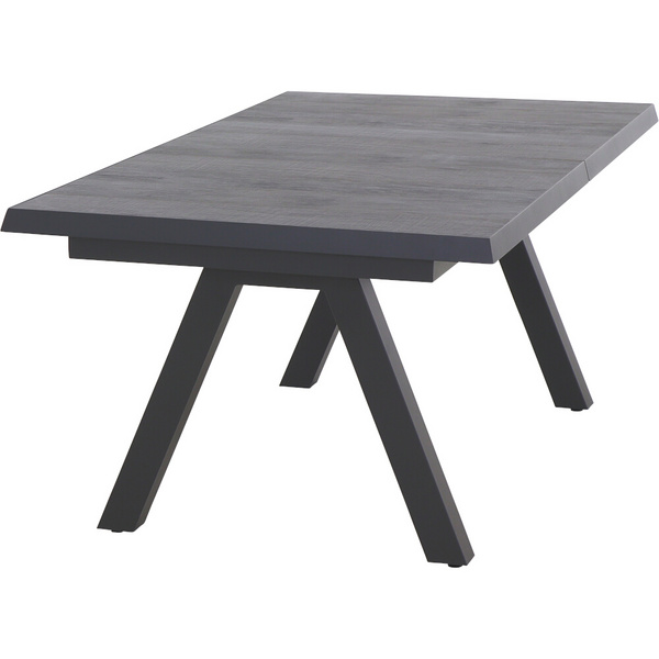 TIRANA Ausziehtisch 200/260cm anthrazit/wood-grey