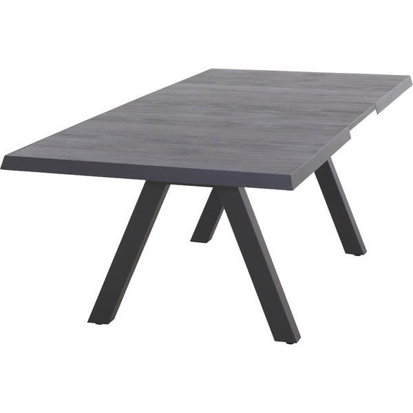 TIRANA Ausziehtisch 200/260cm anthrazit/wood-grey