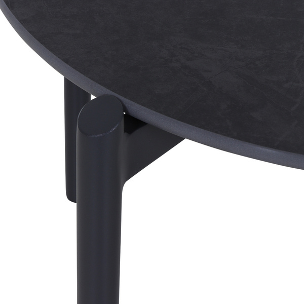 ROMA Loungetisch Ø60cm matt anthrazit