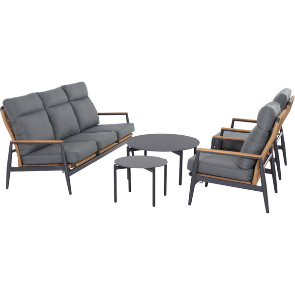 ROMA Loungetisch Ø60cm matt anthrazit