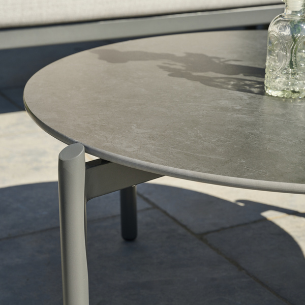 ROMA Loungetisch Ø60cm matt anthrazit