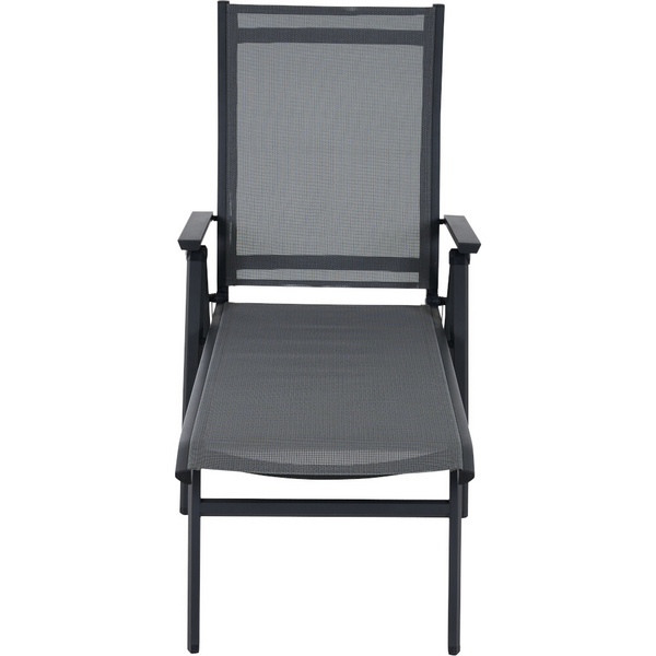 TAURO Klappliege, matt anthrazit Gest. Alu matt anthrazit, Bezüge aus Ranotex® Gewebe