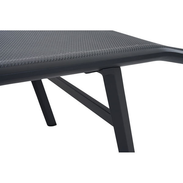 TAURO Klappliege, matt anthrazit Gest. Alu matt anthrazit, Bezüge aus Ranotex® Gewebe