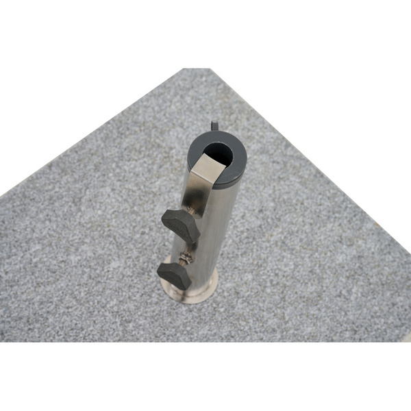 ENNIO Granit Schirmständer 50kg, eckig Bedruckt, Bez. 70% Baumw. und 30% Polyester